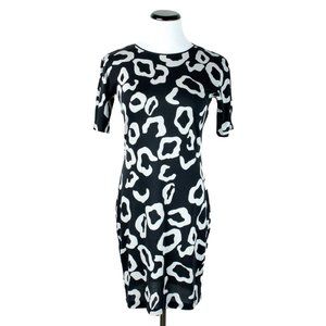 Diane Von Furstenberg SZ4 Black/Off-white dress